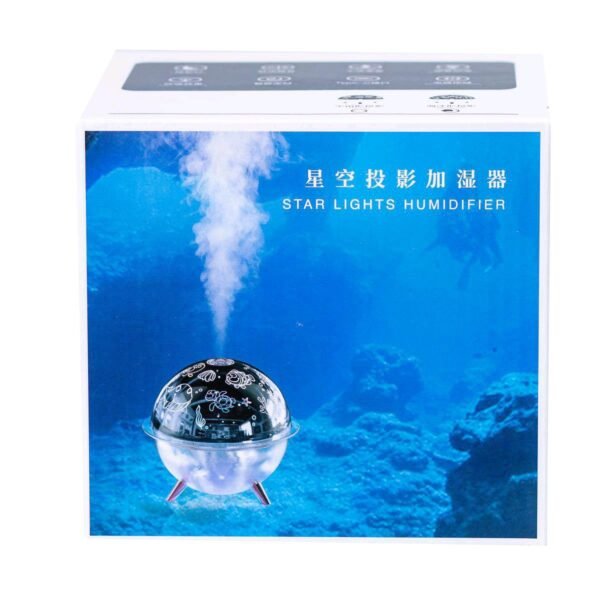 Humidificador Estelar Proyector Aromaterapia Relajante Compacto Blanco - Imagen 3