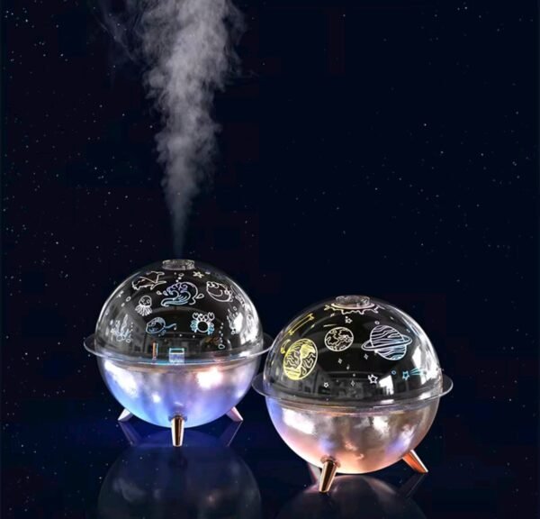 Humidificador Estelar Proyector Aromaterapia Relajante Compacto Blanco - Imagen 5