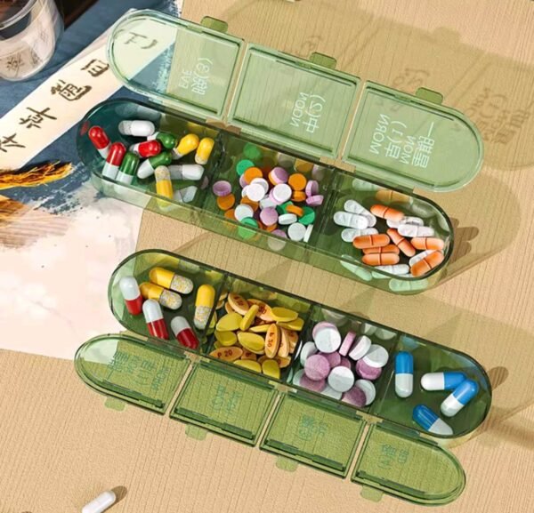 Pastillero Semanal Seguro Fácil Ligero - Imagen 2