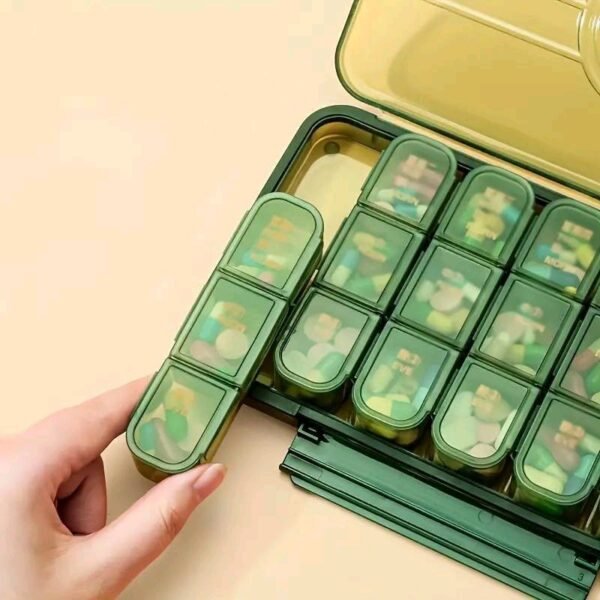 Pastillero Semanal Seguro Fácil Ligero - Imagen 4