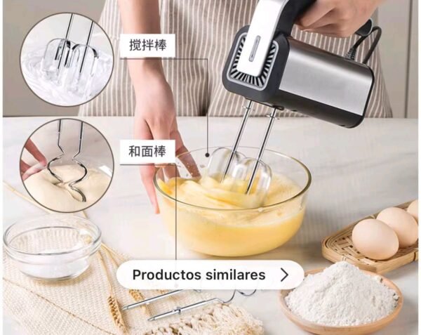 Batidora 5Velocidades Potente Repostería 4Accesorios - Imagen 5