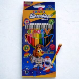Colores Borrables Triangulares Creatividad Niños 12 Unidades