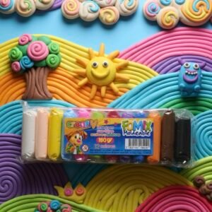 FOMIX Infantil Moldeable Colores Vibrantes Diversión Creativa 12 Unidades