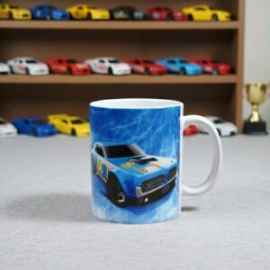 HotWheels Taza Cerámica Coleccionable Pasión Calidez AzulOscuro