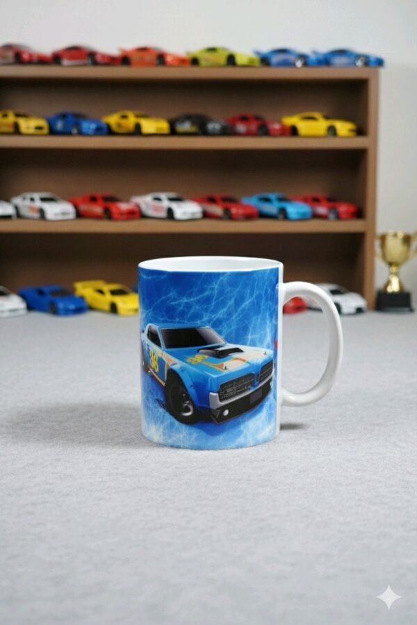 HotWheels Taza Cerámica Coleccionable Pasión Calidez AzulOscuro
