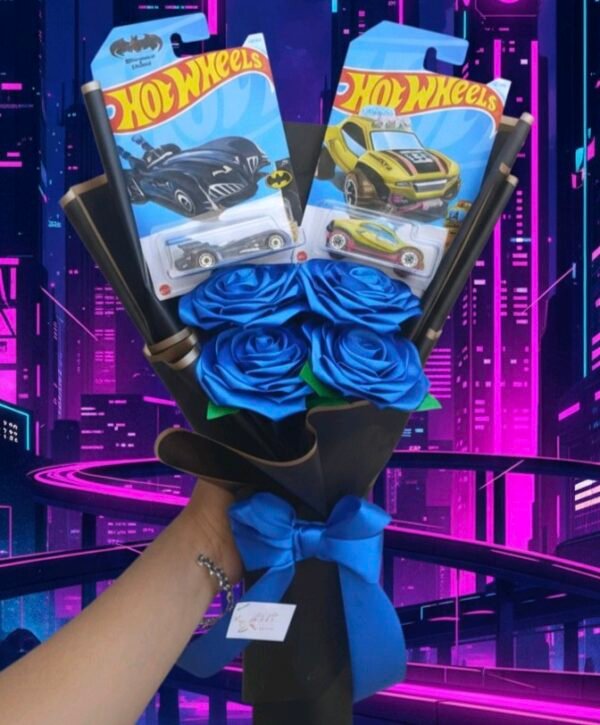 Ramo Hot Wheels Azul Regalo Emoción Único Negro/Azul/Varios
