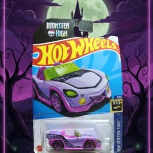 Hot Wheels Monster High Coleccionable Diseño Halloween Diversión Lavanda y Rosa Individual