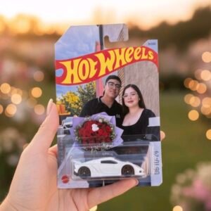 HotWheels Pareja Personalizado Romance Recuerdos Blanco