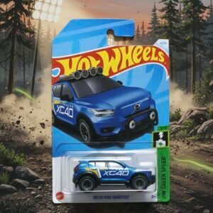 HotWheels XC40 Todoterreno Aventurero Robusto Azul Amarillo