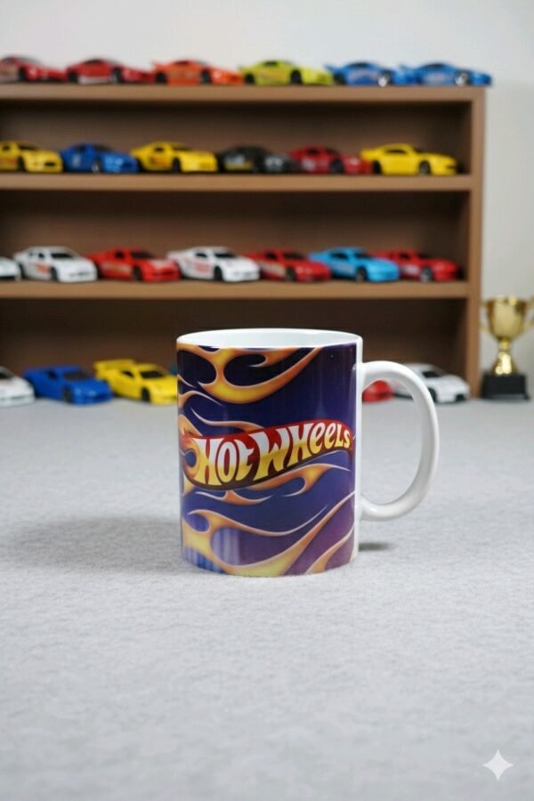 Taza Coche Clásico Diseño Retro Disfrute Colección Cerámica Blanca - Imagen 2