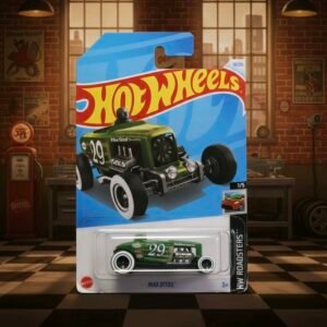 HotWheels Roadster Clásico Coleccionable Verde Oscuro 1:64