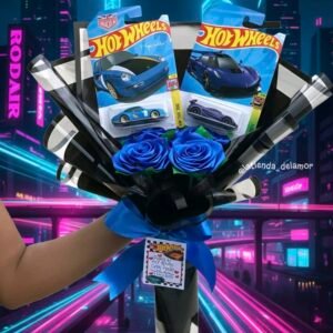 Hotwheels Ramo Divertido Alegría Regalo Azul Morado