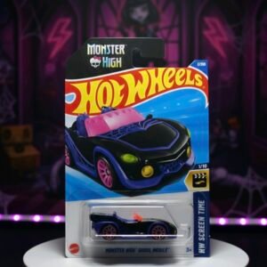 HotWheels MonsterHigh Roadster Coleccionable +3 Negro/Rosa