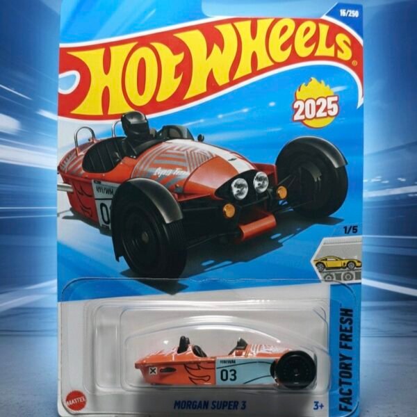 HotWheels MorganSuper3 Colección Velocidad NaranjaRojizo Singular