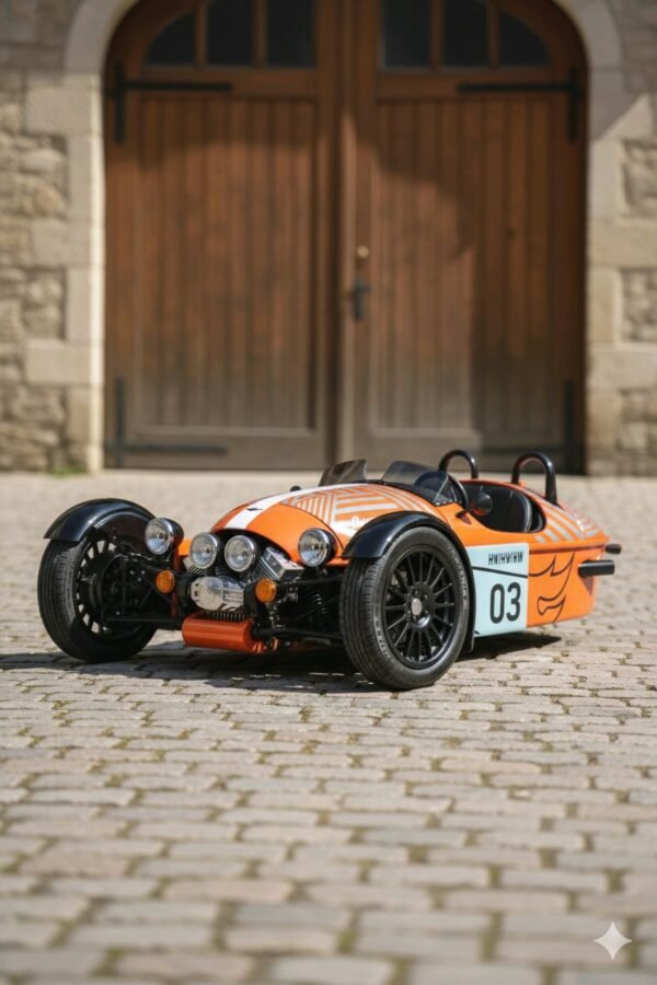 HotWheels MorganSuper3 Colección Velocidad NaranjaRojizo Singular - Imagen 2