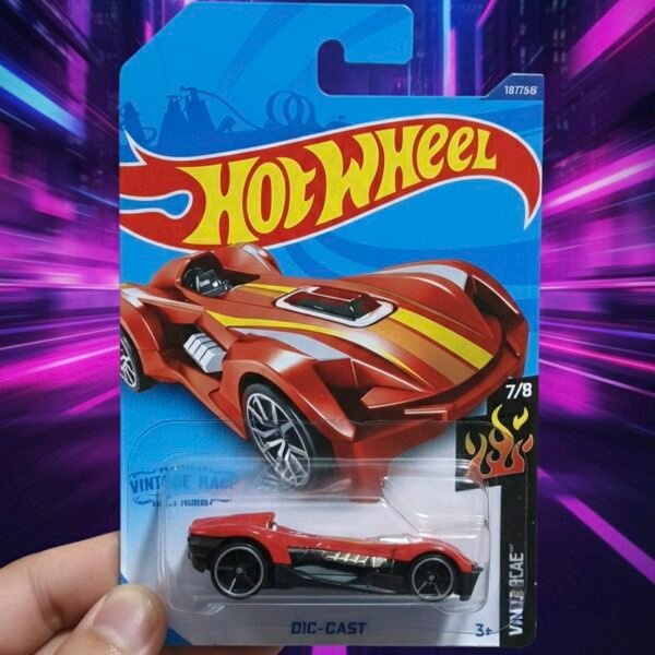 HotWheels Colección Vintage FundidoDiversión +3 Rojo Pequeño 1pza