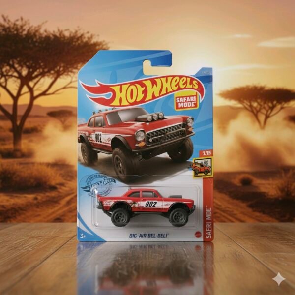 Hot Wheels Safari Aventura Todoterreno Diversión Rojo Pequeño